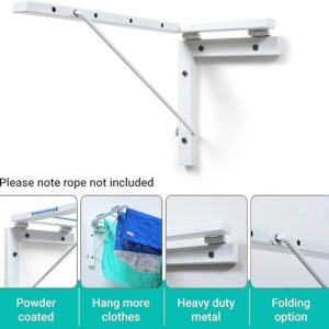 Wall-Mount Foldable Cloth Drying Stand